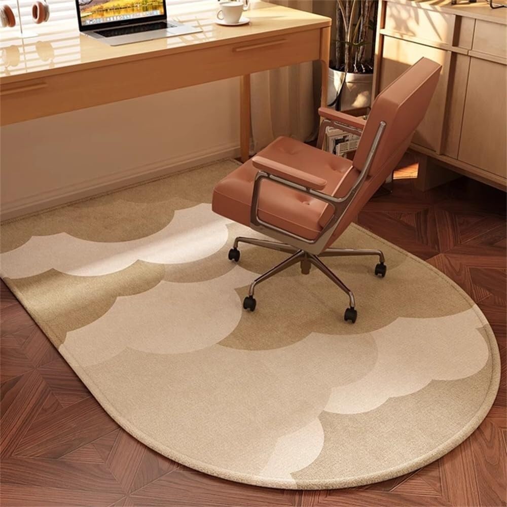 SSDDLZEQ Premium durable range Carpet, Computer And Gaming Chair Mats, Suitable For Wooden Floors(Sky,80x120cm)