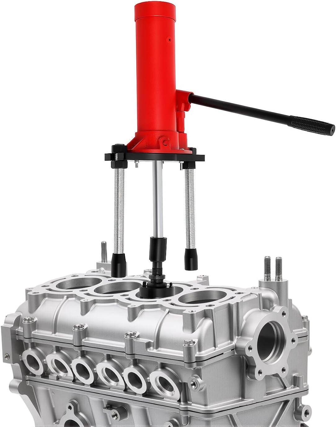 15T Hydraulic Cylinder Liner Puller Tool, Universal Cylinder Sleeve Removal Tool for 80mm-140 mm/3.15”-5.51” Cylinder Liner, Dry & Wet-Type Hydraulic Cylinder Liner Puller for Tractor Car Truck Repair