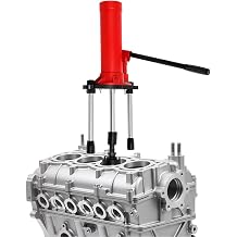 15T Cylinder Liner Puller Universal Liner Puller Assembly Both Dry and Wet Liner 80-135MM Sleeve Puller Adjustable Cylinder Diameter Cylinder Liner Puller Tool Set