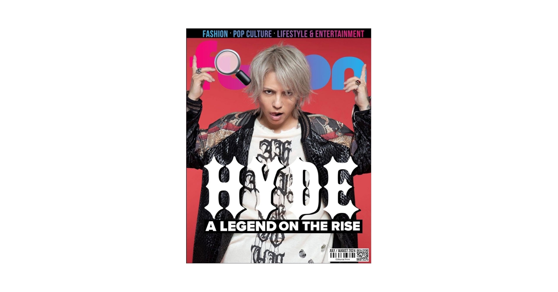 HYDE 表紙　特集　FUSION magazine 7、8月号　フュージョン Amazon.co.jp: HYDE 表紙 特集 FUSION magazine 7月8月号