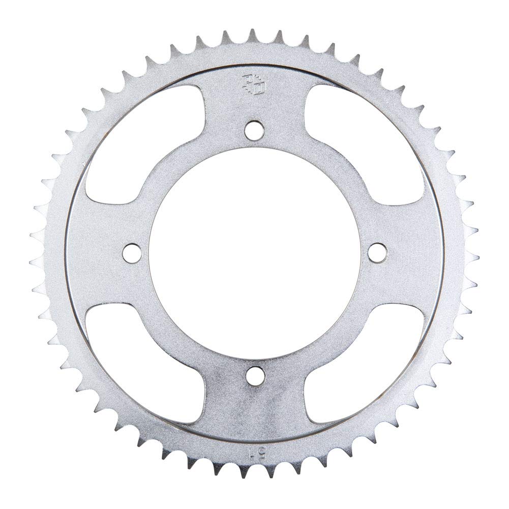 Amazon.com: Primary Drive Rear Steel Sprocket 51 Tooth Silver for