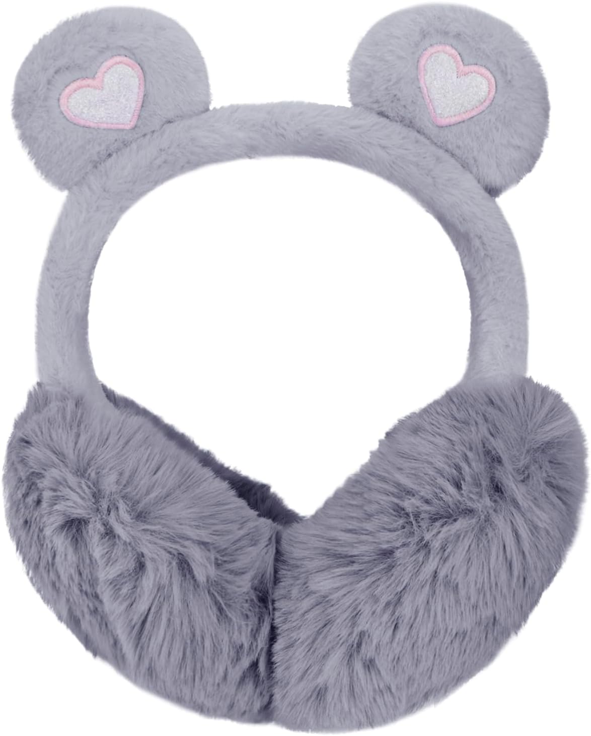 Cute Cartoon Animal Winter Earmuffs Soft Faux Fur Ear Warmers Adjustable for Adults Kids Thermal Plush Ear Muffs