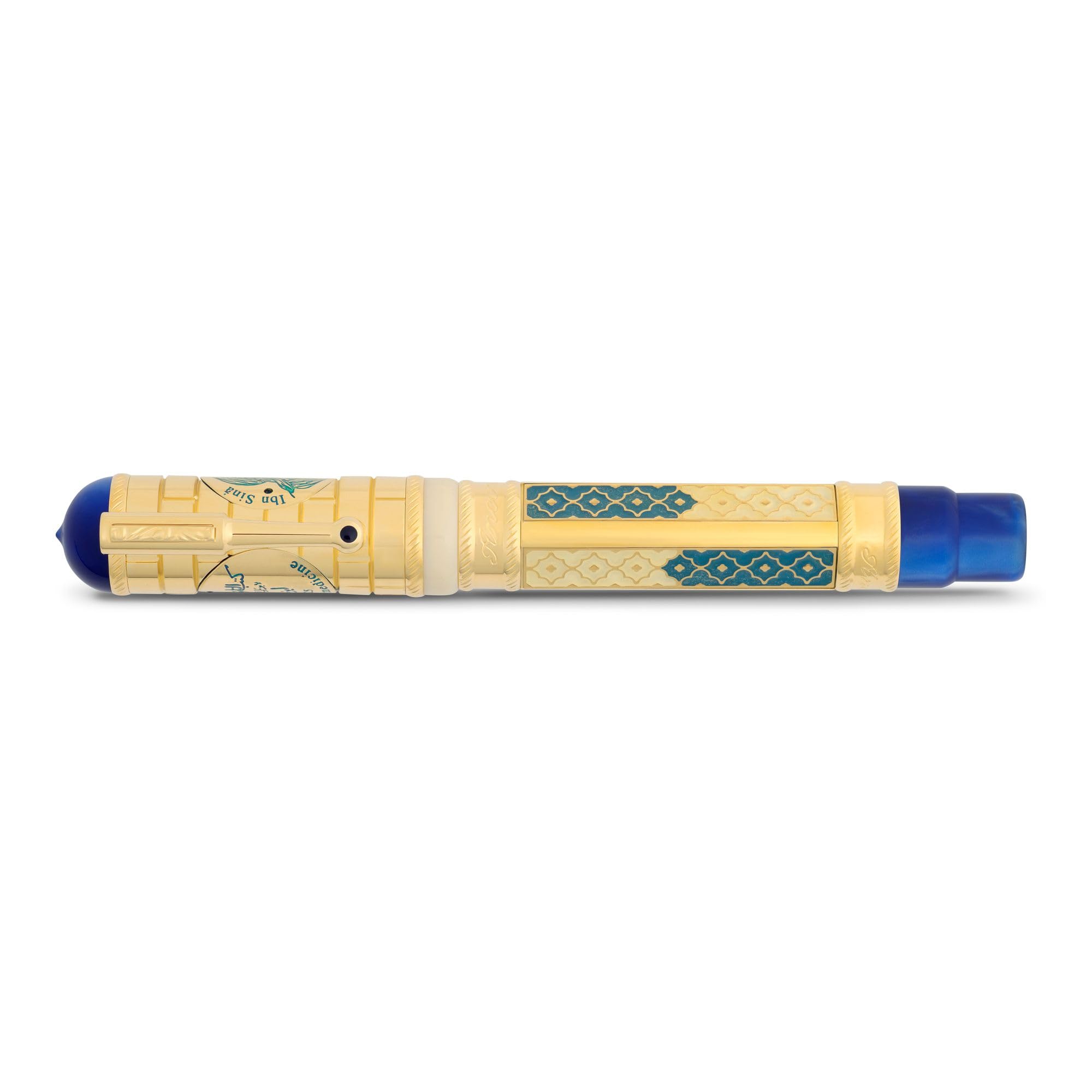 Ancora 1919 Limited Luxury Rollerball Pen Ibn Sina Only 88 Pieces Gold Plated Certificated Engraved High Quality Pen