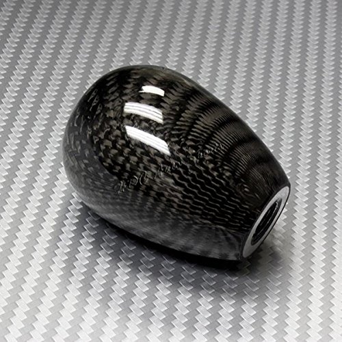 JenNiFer Auto Gear Shift Reale in Fibra di Carbonio Tipo-R Cambio Manuale Pomello del Cambio Universale 3