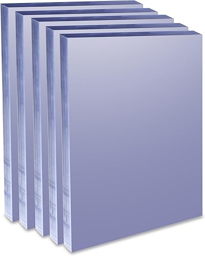 Vista 57 de Binditek Paquete de 200 cubiertas transparentes de PVC de 8 mil, 8.5 x 11 pulgadas, tamaño carta, esquinas cuadradas, sin perforar, suministros