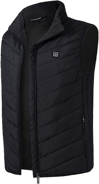 HYLISDO For Outdoor and Warmer USB Women Electric Jacket Clothing Heated Vest Men's Blouse Black Tops