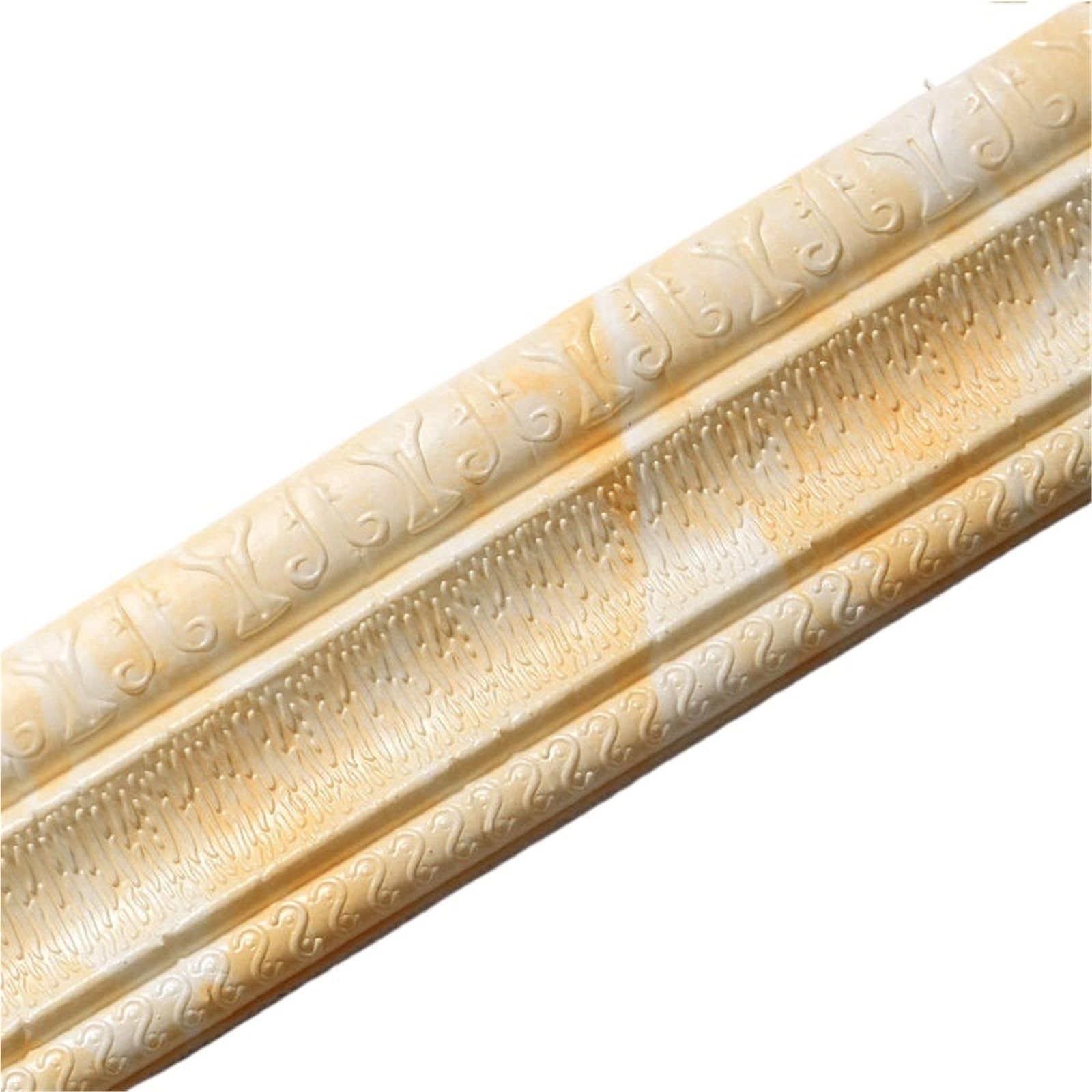 Xctdsvah Color 2 Wallpaper Border 2.3M Decorative Pattern Self Adhesive Waterproof Wallpaper Line Skirting Living Room Wall Paste(Color 2)