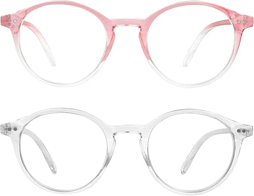 Yogo Vision Gafas de bloqueo de luz azul para mujeres y hombres, gafas vintage para computadora, antifatiga ocular, lentes bloqueadores de luz azul