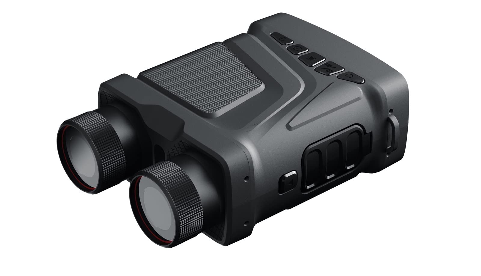 Rechargeable Night Vision Binoculars 850nm Infrared HD 5X Digital Zoom Telescope Night Goggles for Camping Surveillance(with Bag and Battery)