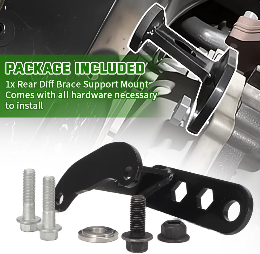 AUTOVIC Rear Differential Diff Brace Support Bracket For Nissan 370Z Infiniti G37 G35 Q60