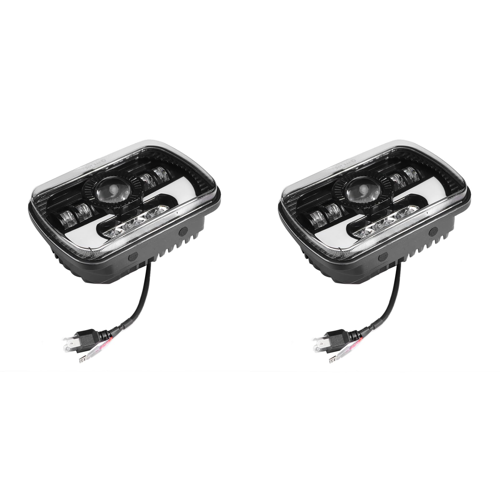 Fari a LED 5x7 Pollici 90W con Indicatori di Direzione, Fari Abbaglianti e Anabbaglianti per Auto o Camion