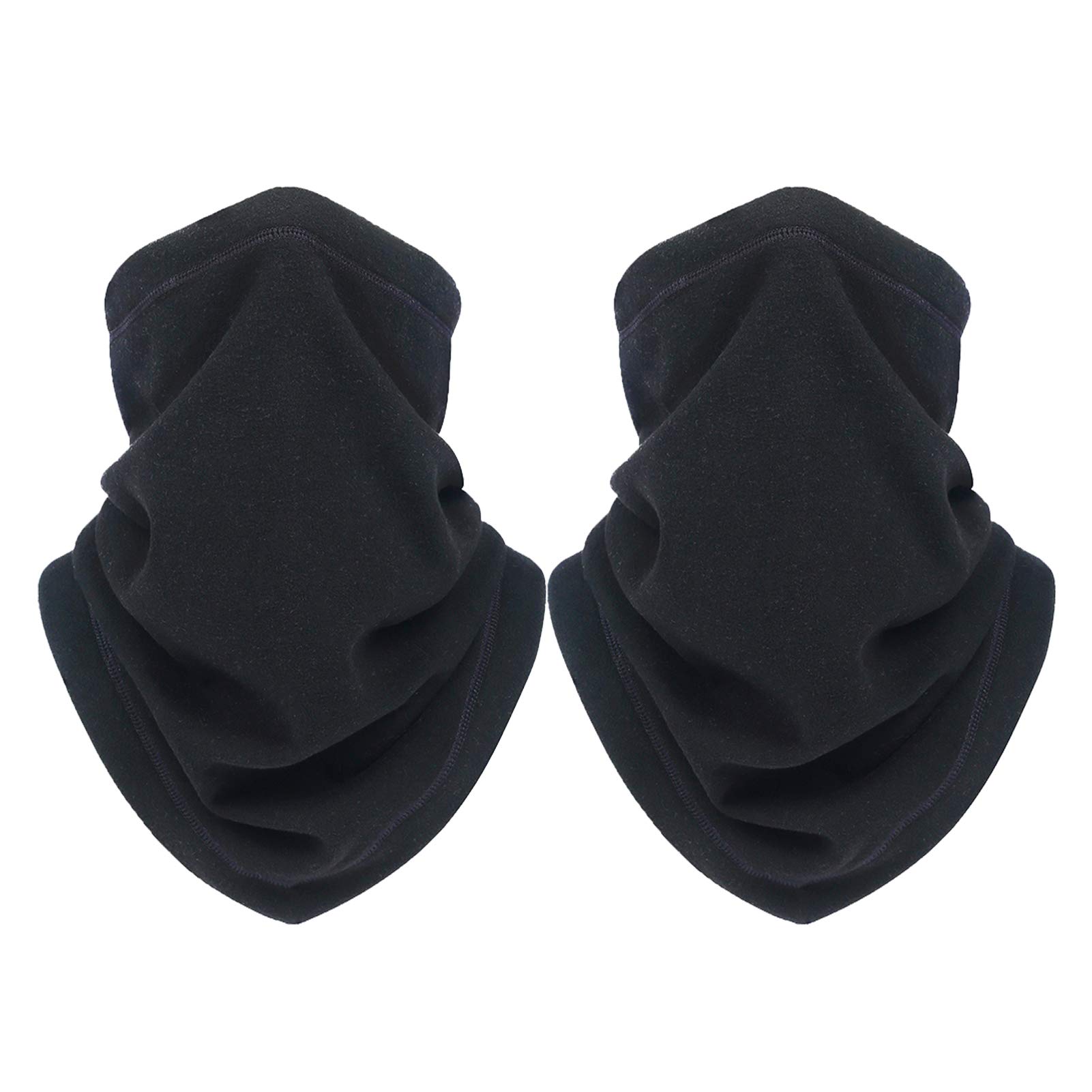 zeabon Fleece Neck Warmer Windproof Neck Gaiter - Motorcycle Ski Mask for Winter Outdoor Sports Half Face Cover