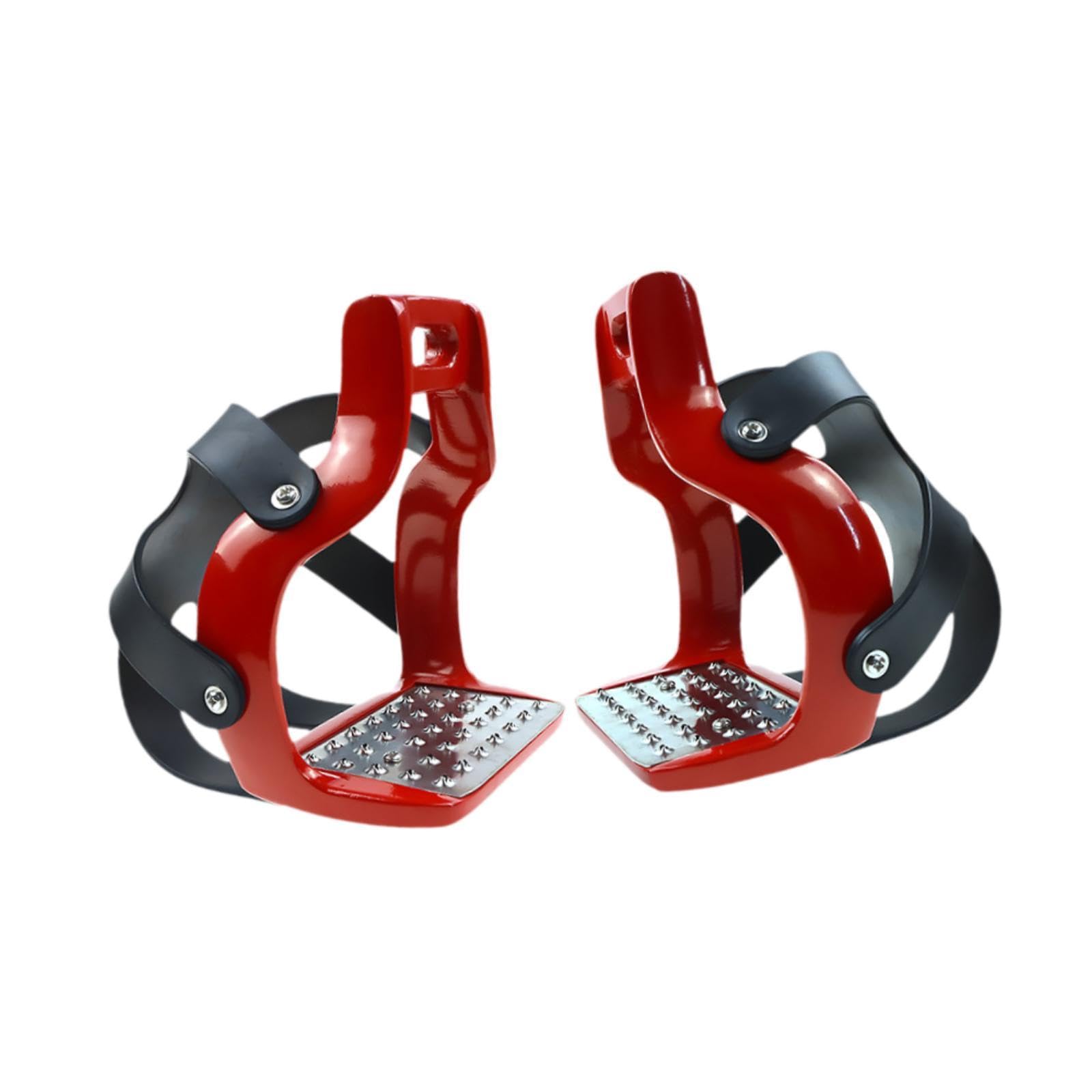 2 Piezas Estribos para Montar Estribos de Aluminio Ligeros Apoyo Antideslizante Accesorios Ecuestres de Entretenimiento Exterior Apto