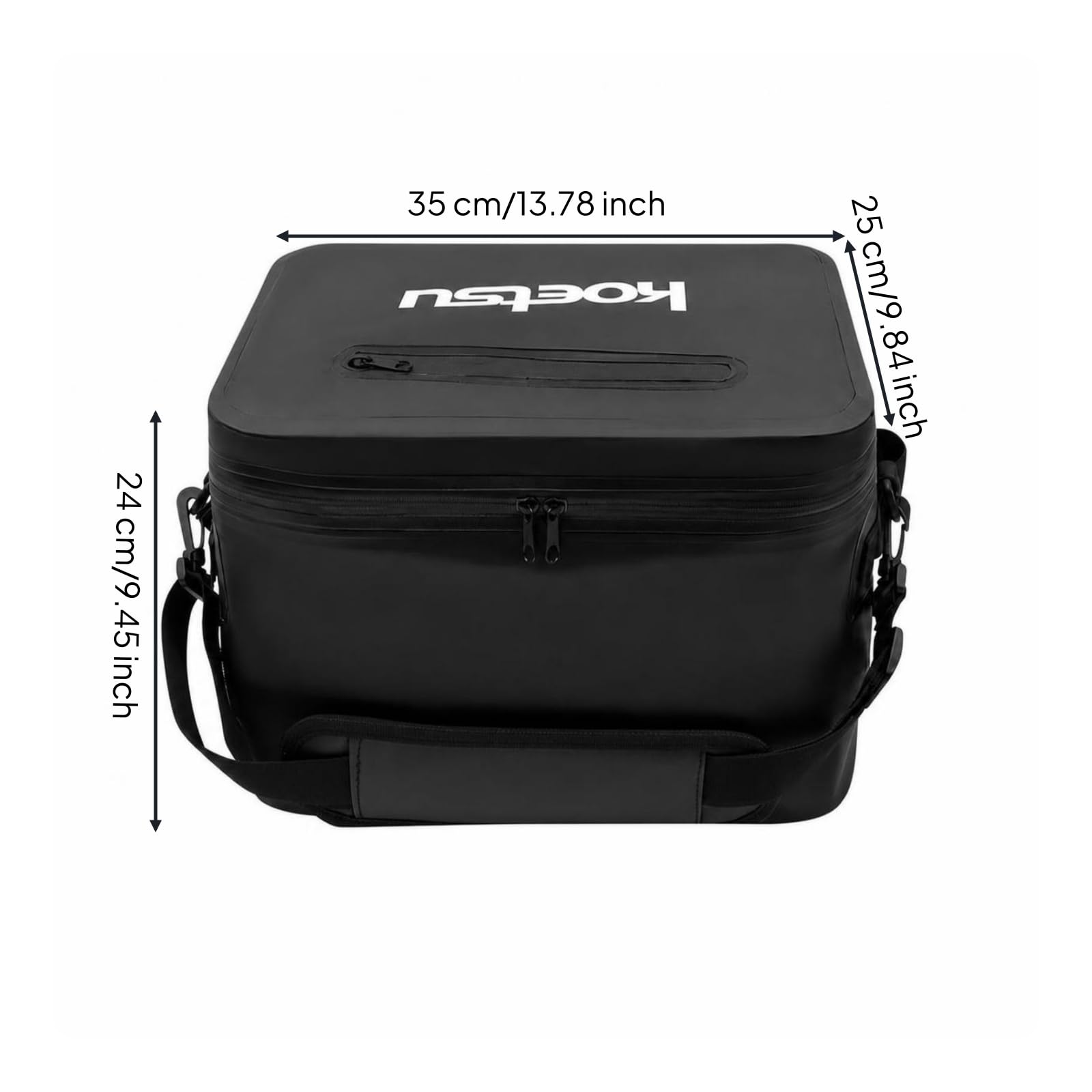 LOVIVER Bolsa Estanca para Paddle Surf Bolso para Cubierta Bolsa Impermeable Contenedor Organizador con Cierre Seguro y Malla Respirable en PVC 500D Adecuada para Surf y Acuáticas