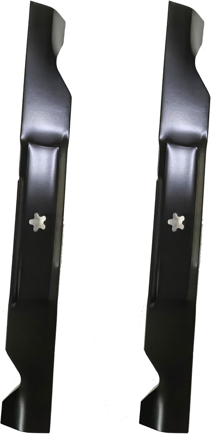 2PCS Lawn Mower Blades for AYP Husqvarna 561739 403107 405380 532405380 Craftsman Poulan Pro 46" Lawn Tractor 532405380 High Lift Blades for Husqvarna YTH22V46 YTH20K46 Craftsman YT3000 46" Deck