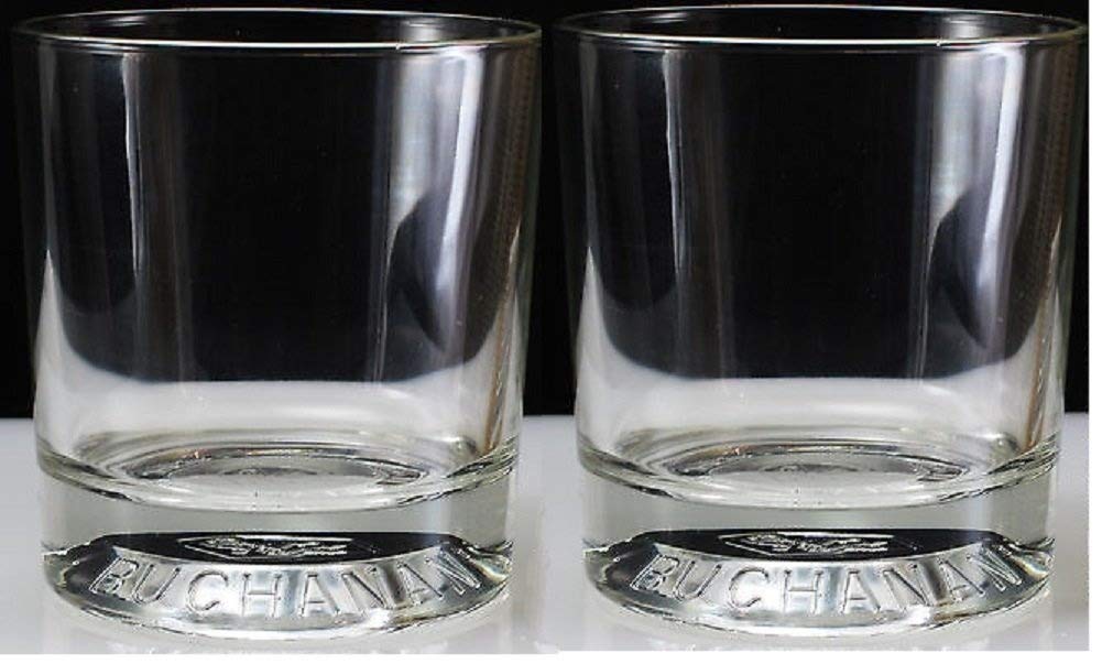 Buchanan's De Luxe Scotch Whiskey Glasses - Made in Italy (8 pack)