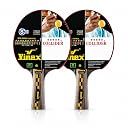 VINEX Collider 5 Star Table Tennis Racquets Pack of 2 | Ping Pong Bats with 6mm Blade & 1.8mm Rubber | High Spin, Speed, Control | TT Rackets for Practice & Competition (Collider 5 Star) gallery image