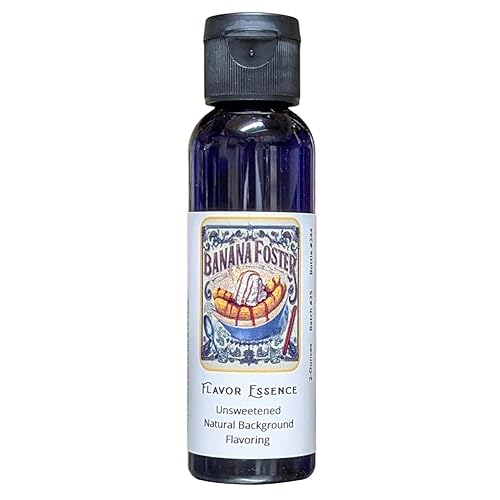 BANANA FOSTER Flavoring by Flavor Essence [2 Ounces- Unsweetened, Natural,