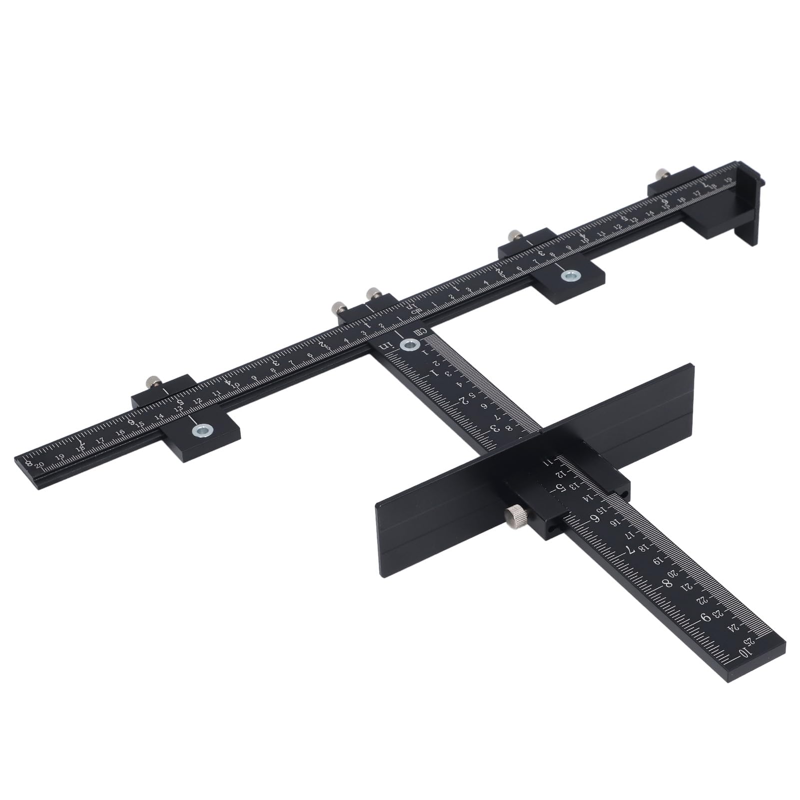 Schrank-Hardware-Grifflehre, Werkzeug aus Aluminiumlegierung für Einstellbaren Bohrabstand und Präzise Installation von Schrank-Schubladentüren