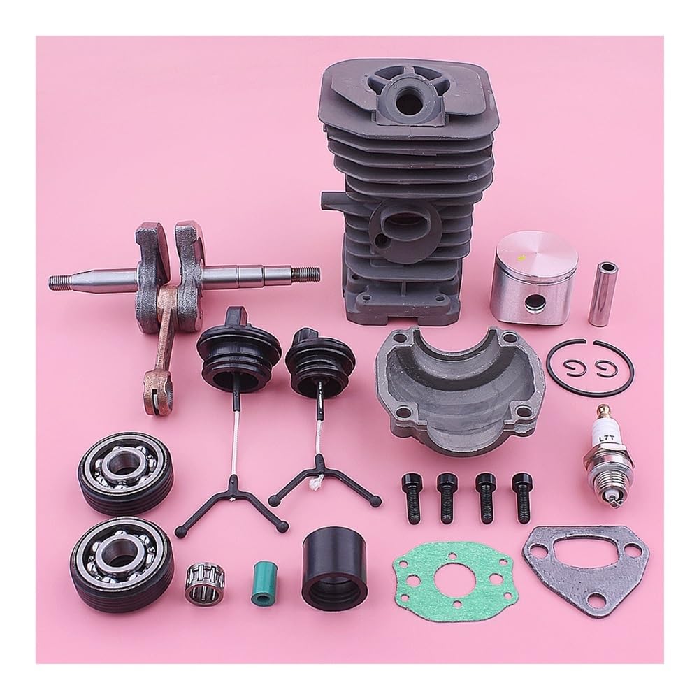 Cylindre-Piston Vilebrequin 40 mm pour réparation tronçonneuse 142 bloc moteur 530069941