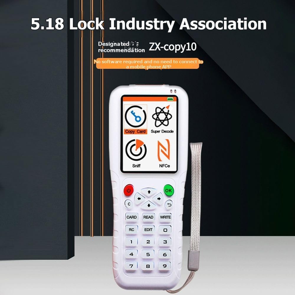Duplicador RFID 125KHz 13.56MHz Lector Escritor Decodificador de Tarjetas de Acceso ID IC Clonador de Tarjetas Inteligentes Copiador NFC
