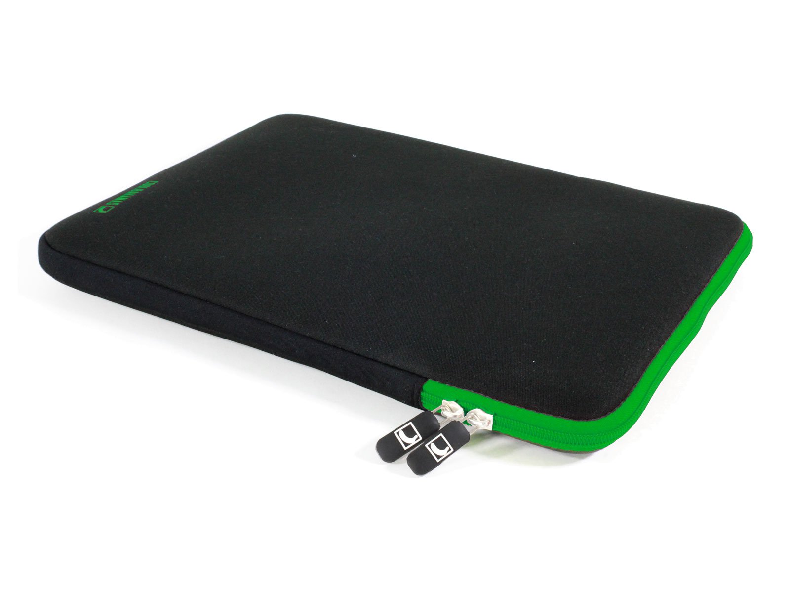 COOL BANANAS ShockProof Sleeve | Bag | Case with strong nylon and memory-foam-effect for best protection | perfectly fitted for Apple iPad 2, 3 & 4 | Color green