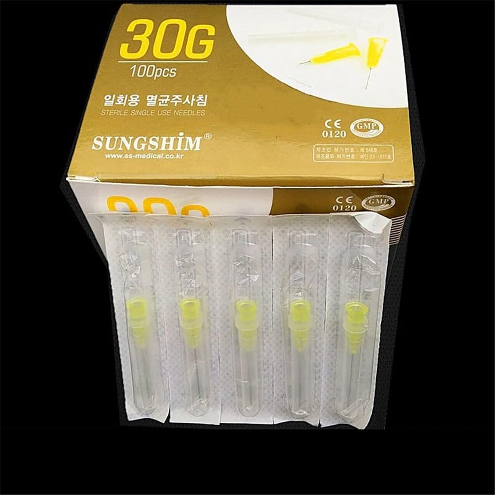 Agujas pequeñas 30G * 4 mm, 13, 25 ultrafinas Equipamiento de laboratorio