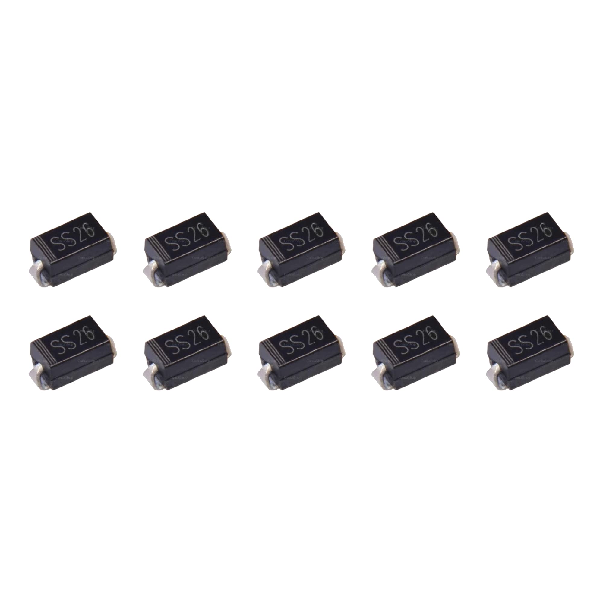 Diodi Schottky SS26-10 pezzi