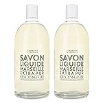 Compagnie de Provence Savon de Marseille Extra Pure Liquid Soap - Olive Wood - Bulk 67.6 Fl Oz Plastic Bottle Refill