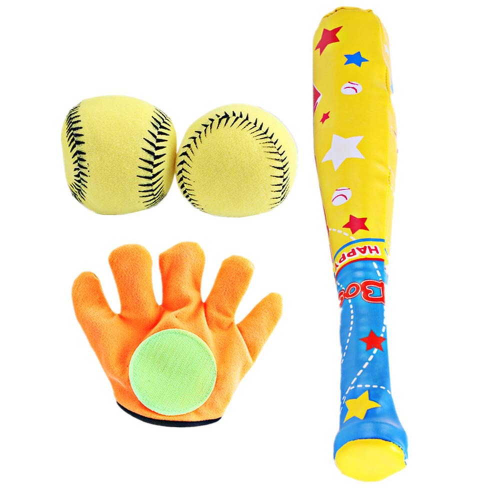 TOYANDONA Toddlers Baseball Set 1 Set Kids Baseball Set Parent-child Interactive Training Baseball Toys Outdoor Game Children Baseball Bat