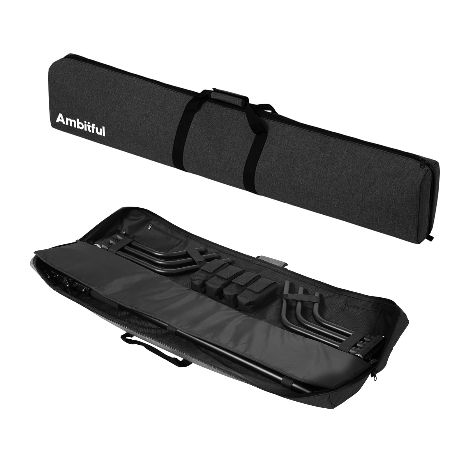 AMBITFUL PB20 Heavy-Duty Carrying Case for C-Stand, Light Stand, Tripod - Waterproof Tote Bag Compatible with Boom Arm, Camera Tripod, Fishing Rod,