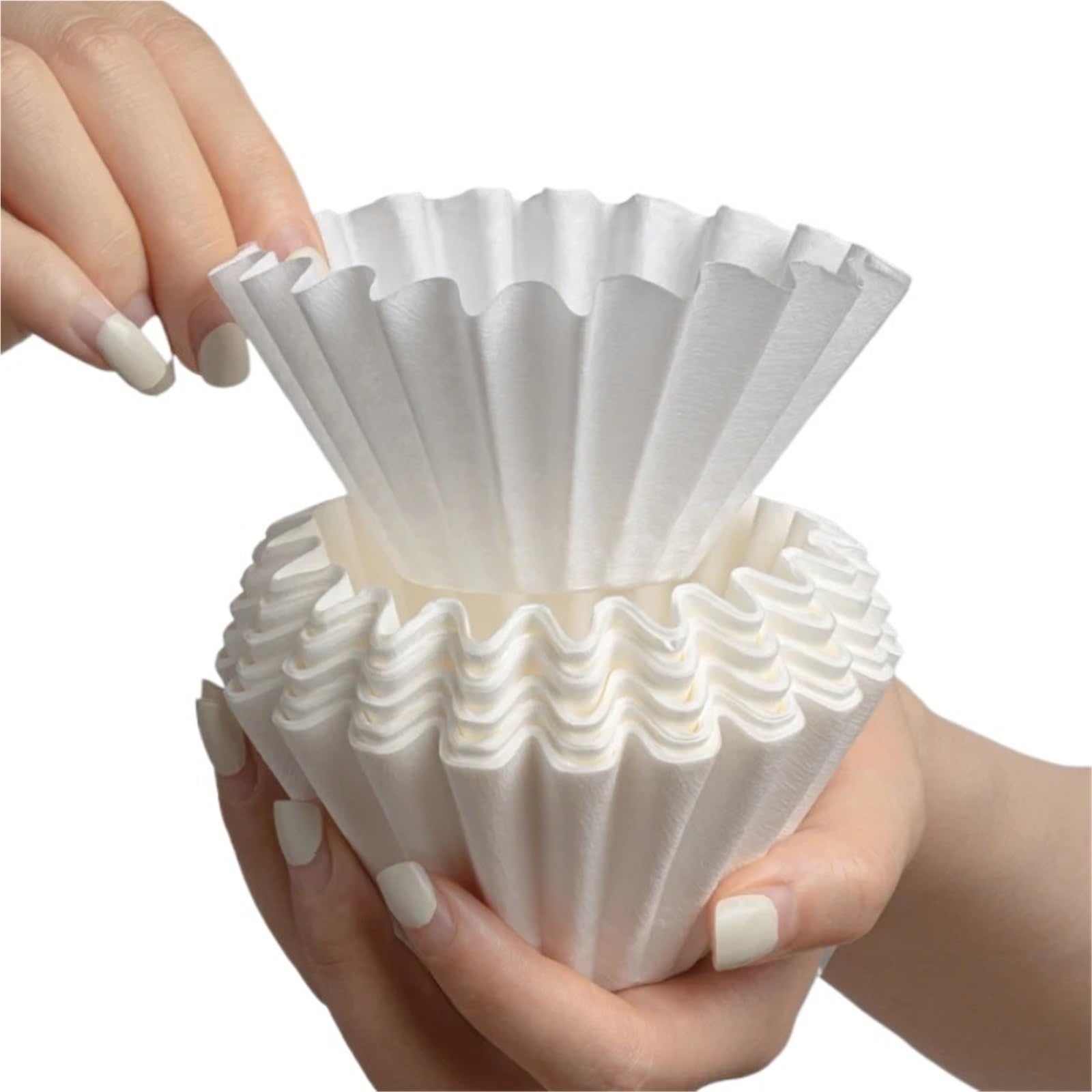 Compatible con filtros de café de papel Kraft genéricos de 50 Uds.
