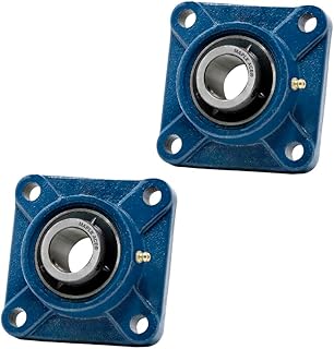 MAPLE ACE UCF208-24 Flange Bearing 1-1/2" Bore 4-Bolt Solid (2Pcs)
