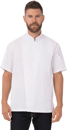 Chef Works Men's Bcsz009whtm chefs jackets, White, M UK