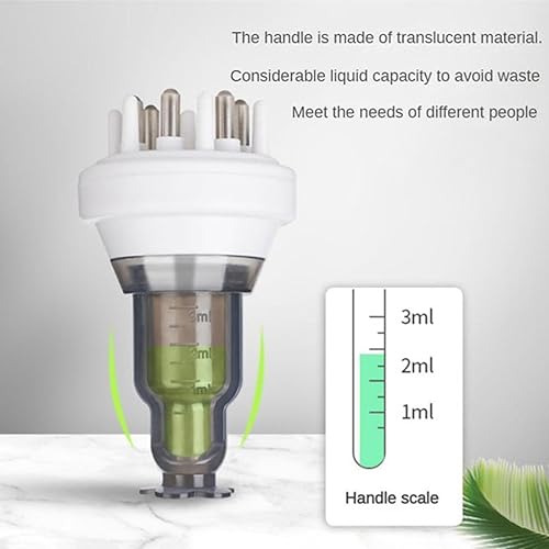 Miniatura 3 de Mini masajeador de cuero cabelludo, peine aplicador de masajeador de cuero cabelludo, aplicador de aceite para el cabello, botella aplicadora de