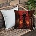 Housse de Coussin taies d'oreiller pour canapé-lit,décoratif,Décor d'horreur, personnage démoniaque démoniaque barbare démodé jeu v,Motifs imprimés Décoration de la Maison Housse de Coussin 45 x 45 cm