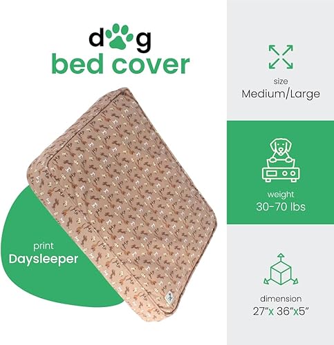 Miniatura 2 de Molly mutt - Cubierta de edredón para cama de perro, 100 % algodón, duradera, lavable, M L
