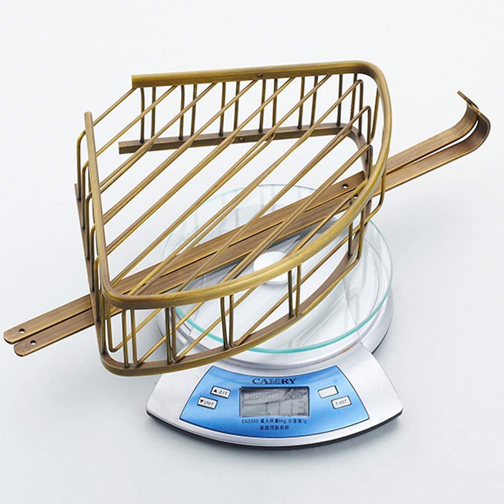 Estante esquinero doble minimalista para baño con soporte para ducha montado en la pared y cesta de almacenamiento con gancho