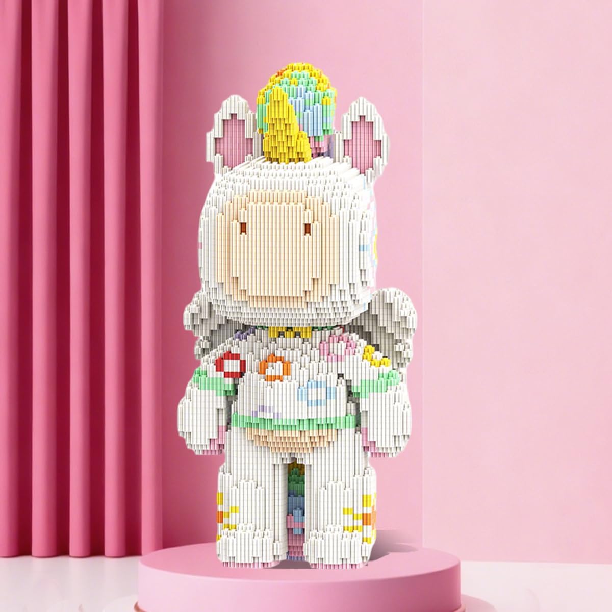 DAHONPA Blessing Horse Micro Building Blocks Set (4800 Pieces), Creative Decor Model Gift for Adults and Kids