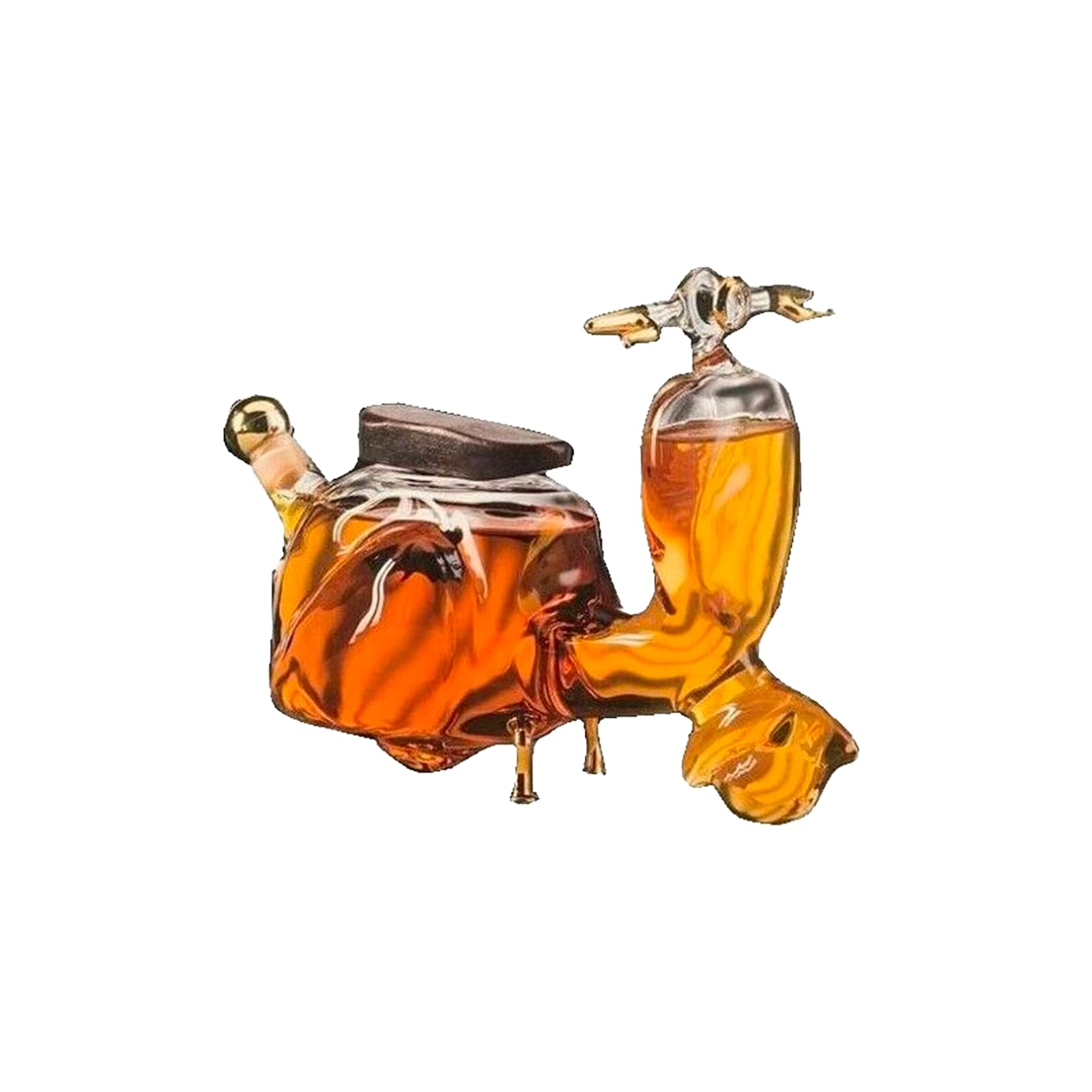Bonollo Capricci d'Arte - Grappa Bonollo Vespino con Giftbox - Grappa OF Amarone Invecchiata - Vespa Anni d'Oro - 35 cl 42% Vol