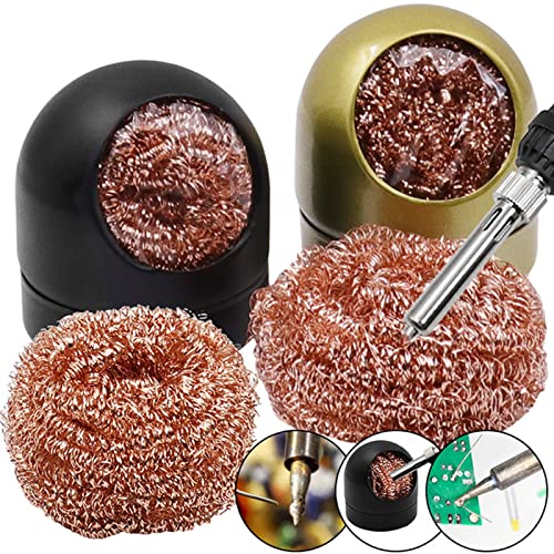 Image of Welding Soldering Iron Tip Cleaner Solder Cleaning Wire No Water Needed Lightweight Cleaning Ball Mesh Filter Tin Remove Welding Soldering Iron Tip Cleaner Solder Cleaning Cleaning Ball No Water