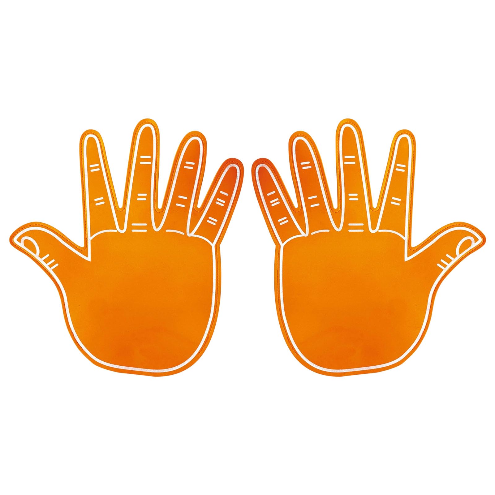 Thewasc Foam Cheer Hands Comfortable Design for Stadium Enthusiasts and Event Supporters Large Cheerleading Foam Hands