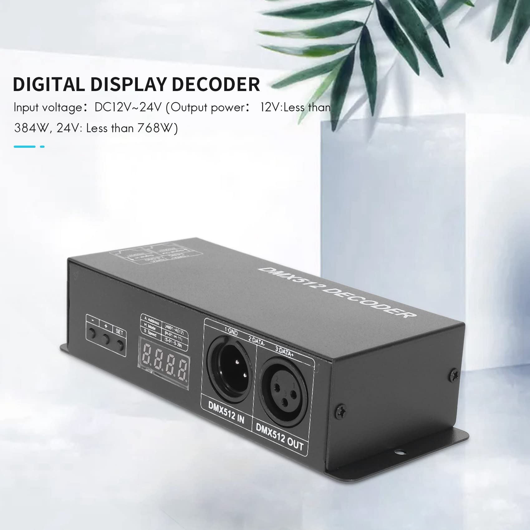 Amazon.co.jp: Giilayky DMX 512 デジタルディスプレイデコーダー調光