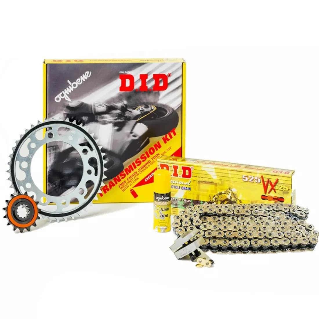 375494000 Kit Kette mit Kettenblatt für Reifen DID SUZUKIDL DL 650 V Strom 2006-650 CC
