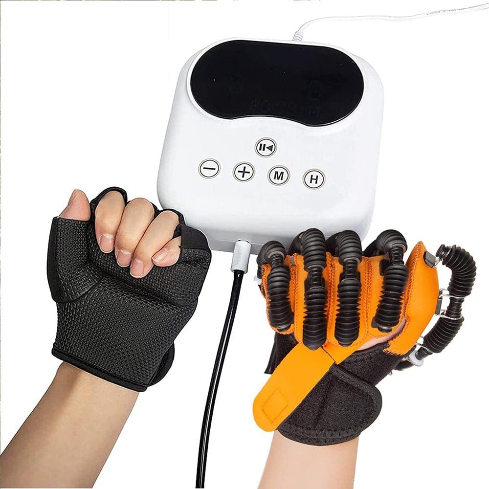 Ortesi per Le Dita Attrezzatura per L'allenamento per La Riabilitazione della Mano Guanto Attivo Passivo Stecca per La Mano per Contrattura in Flessione Right,L