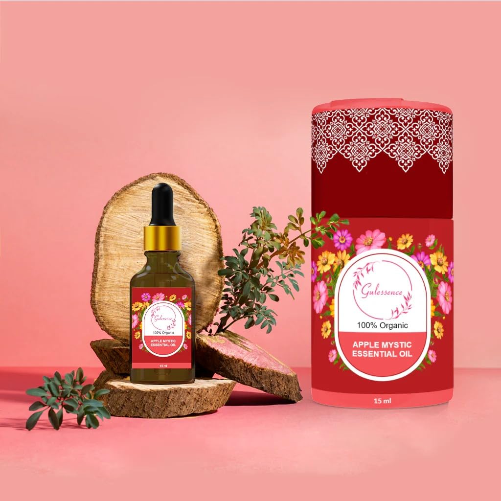 Apple Mystic Organic Essential Oil – 15 ml, Pure Steam Distilled, Stress Relief, 100% Organic Therapeutic bath Oil, apple mystic bath oil-image-11