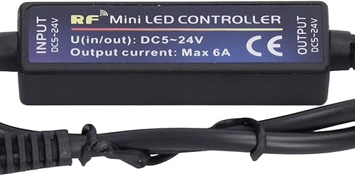 Miniatura 7 de Mini regulador de atenuación LED RF y control remoto de 14 teclas para el baño KTV del hogar
