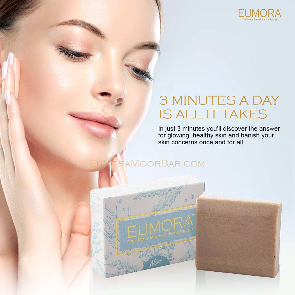 Eumora Facial Cleansing Moor Clay Soap with Shea Butter : Beauty & Personal Care
