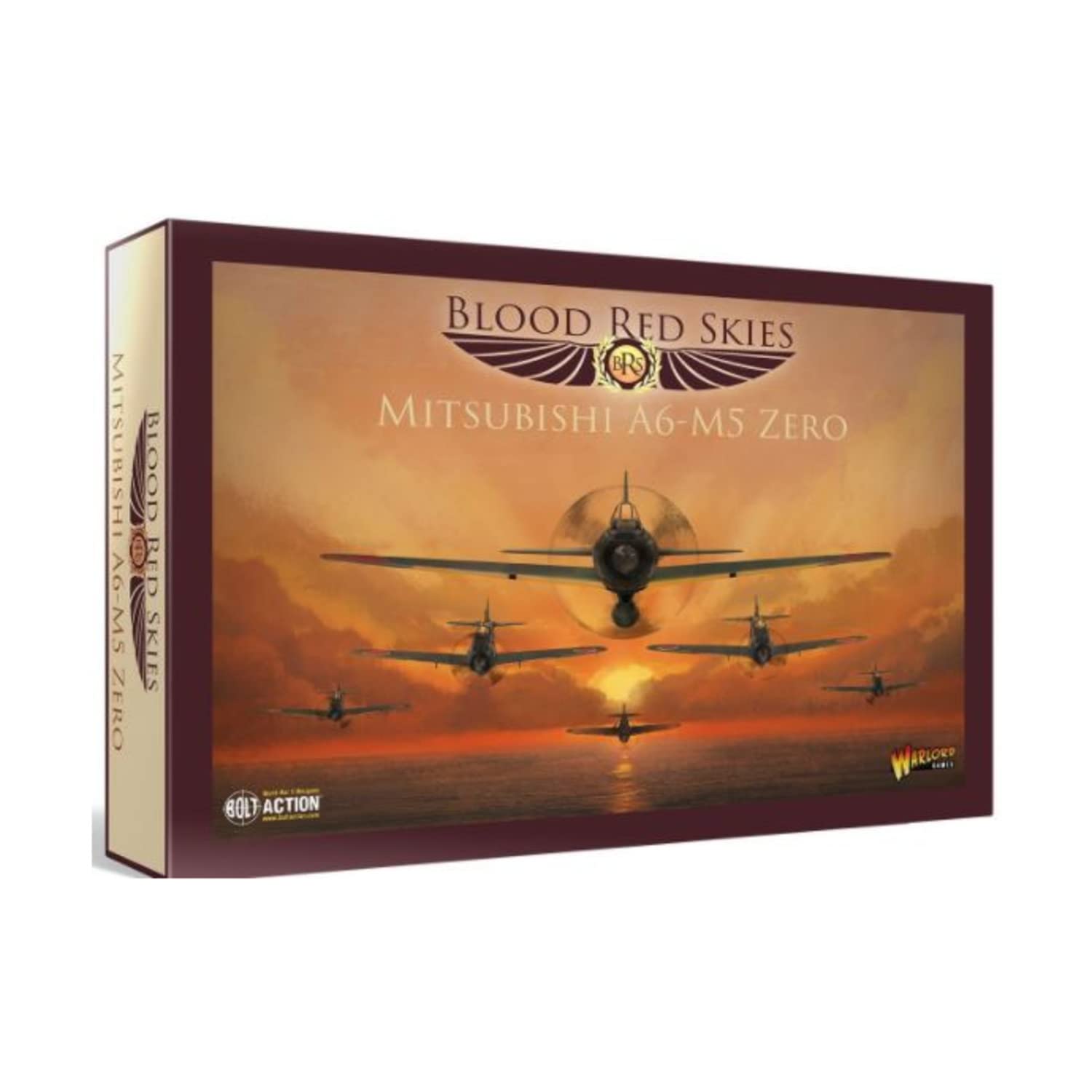 Bolt Action Warlord Games, Blood Red Skies - Mitsubishi A6-M5 Zero - Air Combat Game Miniatures