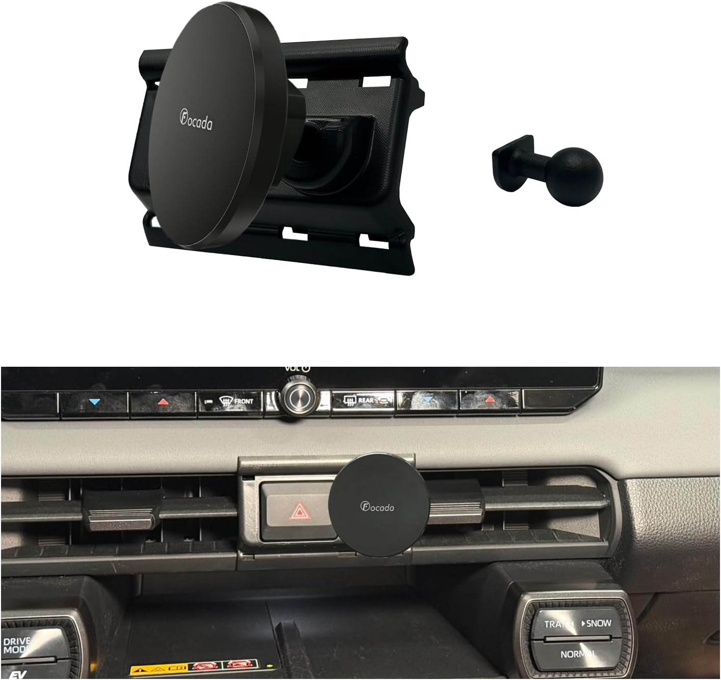 Car Phone Holder for Toyota RAV4 2026 Accessories, Air Vent Magnetic Car Phone Mount with Upgraded 360° Metal Ball Joint, Phone Holder for iPhone Samsung Google Pixel Android Phones